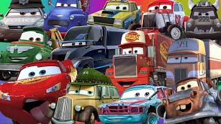 Looking For Disney Pixar Cars 3 Lightning Mcqueen, Bobby Swift, Hudson Hornet, Mack, Fillmore, wingo