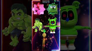 Nick Hulk Exe, Gummy Bear Exe X Coffin Dance Tiles Hop and  Dancing Road || Part 51 #shorts