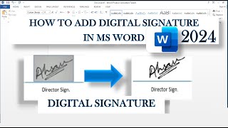 Add a Signature in MS Word in 5 Minutes or Less