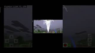 Minecraft: but make a thunderstorm rod ⛈️ | Minecraft tik tok hacks | #minecraft #shorts