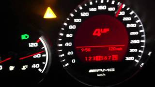 Mercedes Benz C63 AMG - 0-250 km/h in 22,9 Sec - acceleration