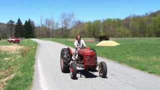 Riding our Ferguson T035 Tractor