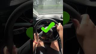 70% of the steering wheel grips are wrong!#cartok#car#automotive #driving #skills #knowledge