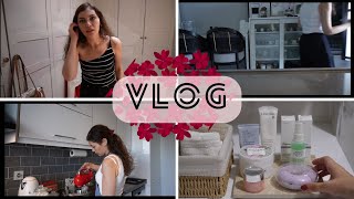 VLOG I denemeli sezon / sezon sonu kıyafet alışverişim, banyo dekorasyonu, frambuazlı-kakaolu kek ❤️