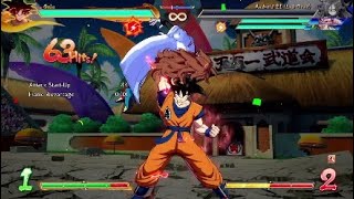 [ DBFZ ] Base Goku does WHAT!?!? - 0/0.5/1 bar start SOLO TODS