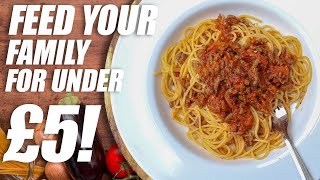 The CHEAPEST Spaghetti Bolognese You Will EVER Make! 🍝