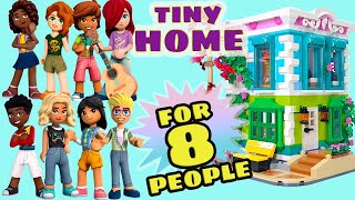 A tiny home for 8 people 🏡 LEGO build challenge compilation