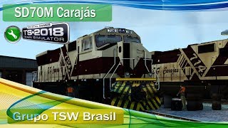 SD70M Teste de Som Motor 16N-710G3C-II - Train Simulator 2018