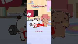 Bubu dudu exercise🤭#dudu #bubu #funny #gomu #peachu #trending #ytshorts #milkmocha