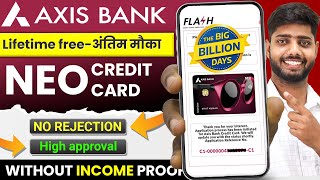 Axis Bank Credit Card 2024 | Neo Credit Card Axis Bank | Axis Bank Neo Credit Card Lifetime Free