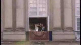 Frederik & Mary of Denmark's Wedding Balcony Scene