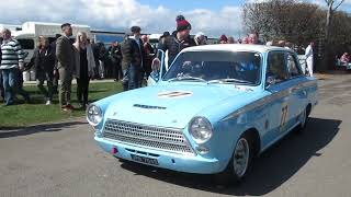 Ford Lotus Cortina Mk1's, Jim Clark Trophy, 80th Members' Meeting, Goodwood Motor Circuit