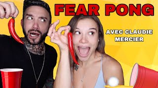 FEAR PONG CHALLENGE ft CLAUDIE MERCIER