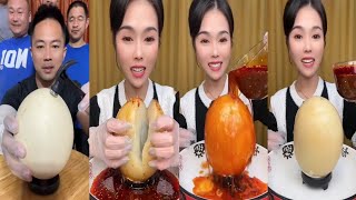 Chinese food | Relaxing Asmr eating challenge 🥺 world biggest egg 🥚 eating challenge #mukbang #asmr