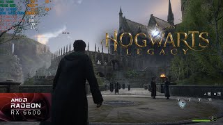 Hogwarts Legacy | RX 6600 8 GB | i5 11400F | Benchmark at 1440p | High FSR 2  | AFTER THE PATCH