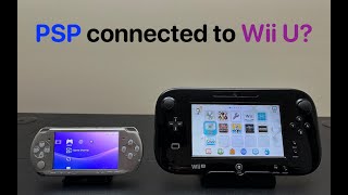 What happens when you connect a PSP to the Wii U?