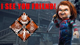 CHUCKY LETHAL RAGE AURA-READING BUILD! - Dead by Daylight Chucky build showcases gameplay.