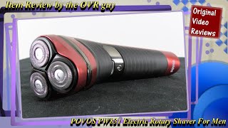 POVOS PW831 Review - Electric Rotary Shaver For Men