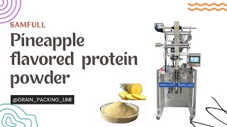 Pineapple flavored protein powder packing machine#machine #packing #factory #pineapple #powder