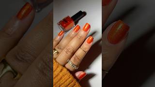 Jack-O’-Lantern orange nails for Halloween 🎃🤩 #ilnpcarved ILNP Carved, Satisfying Video, Swatch