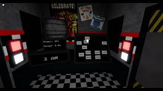 Roblox fnaf game ( i almost scream + i almost fell off my chair