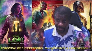 Unboxing Of 2 Steelbooks - Wandavision & Loki Season 1