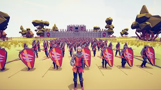 CAN 150x FOOTMAN KILL ENEMY LORD? - Totally Accurate Battle Simulator TABS