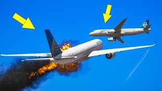 Emirates A380  Plane Crash into Airbus A350 in GTA 5