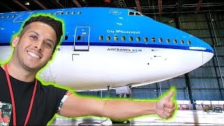 AQUÍ GUARDAN LOS AVIONES GIGANTES KLM! 😱 | ✈️ CapiTienda