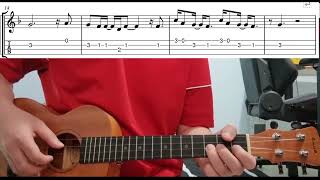 Blinding Lights (The Weeknd) - Easy Beginner Ukulele Tab With Playthrough Tutorial Lesson