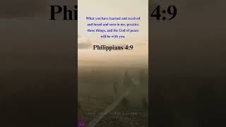 Philippians 4:9 | Bible verse of the day | Daily Bible verse | #jesus #bibleverse #dailybible #bible