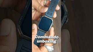 Fire boltt commando smartwatch unboxing short video #commando #amoleddisplay