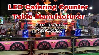 Catering Counter | Mocktail Counter| Led Counter| Catering| food counter| Sparkle Craft 9639550650