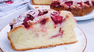 Ягодный ПИРОГ с КЛУБНИКОЙ со сливочным вкусом! Berry PIE with STRAWBERRY with creamy taste!