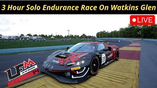 LIVE: ACC LFM | Attacking Watkins Glen On A 3 Hour Solo Endurance #live #acc