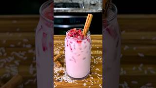 How to Make Strawberry Horchata de Fresa Cremosita #shorts