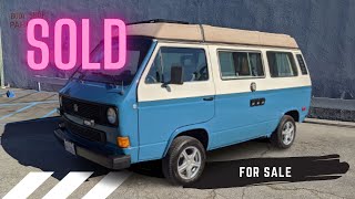 *SOLD* Selling the Vanagon