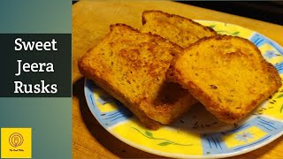 Sweet Jeera Rusks from bread || homemade rusks in 15 mins || kids friendly || easy &quick snack