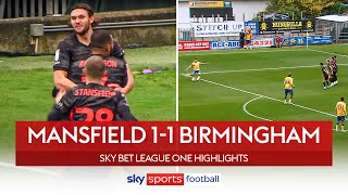 Spoils shared after sublime Lee Gregory free-kick! ☄ | Mansfield 1-1 Birmingham | EFL Highlights