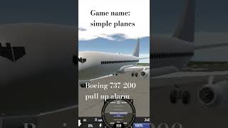 B737-200 pull up alarm