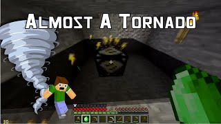 Minecraft Tornado Survival S1 E4: Almost A Tornado