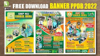 3 Desain Banner PPDB Free Download