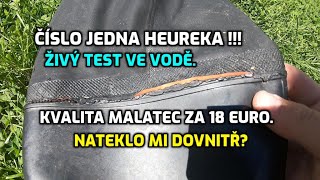 Prsačky Malatec za 18 euro(500kč).Číslo jedna na Heureka. Jsou to dobré kalhoty do vody? To je vtip?