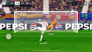 Penalty Shootout #38 FC MOBILE 25 FC Barcelona Vs ACF Fiorentina #fcmobile25