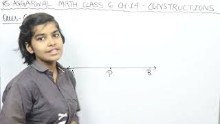 Rs Aggarwal - Exercise 14A - Question Number 6 - Constructions-Math Class 6 | Basic Math Glory