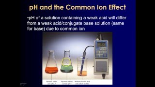 Common Ion Effect and Buffers