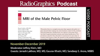 MRI of the Male Pelvic Floor