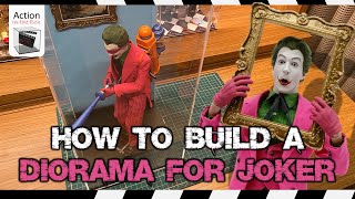 How to build a diorama for Cesar Romero Joker 1966 Sixth Scale Figure from Mars Toys - MAT013-A