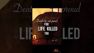 Death Be Not Proud || Easter|| Rahai || #shorts