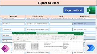 Export to Excel CSV Format in PowerApps Using Power Automate